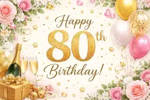 100+ 80th Birthday Wishes to Celebrate a Life Full of Love