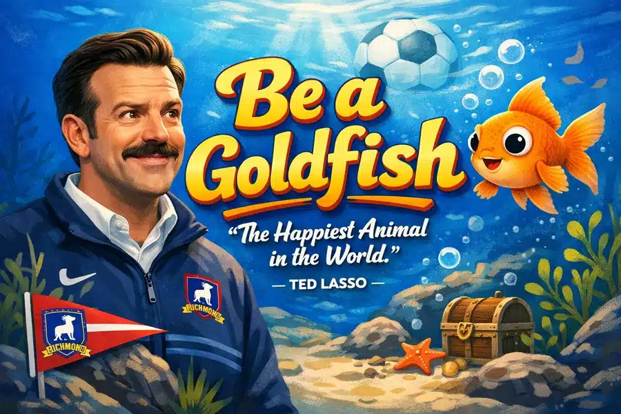 Ted Lasso Goldfish Quote