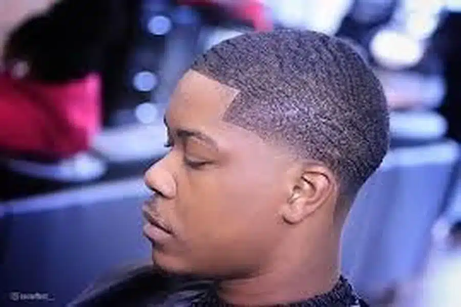Temple Blowout Afro Taper Fade