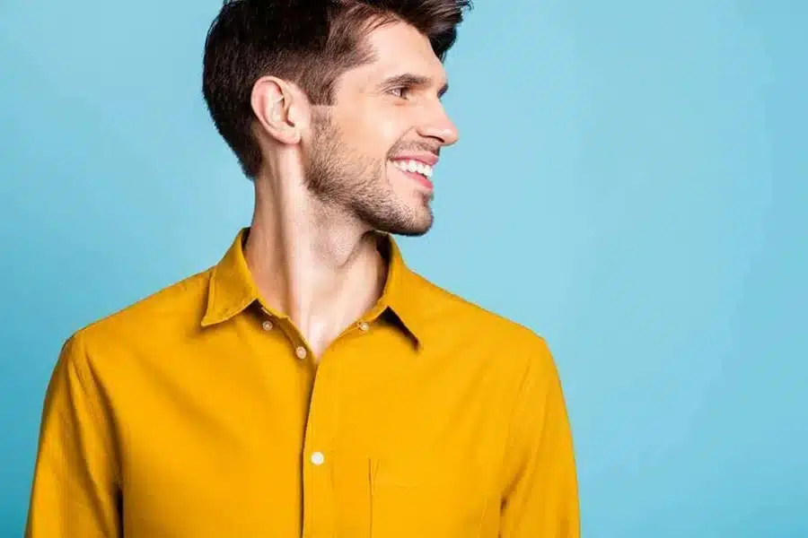 Mens Yellow Dress Shirts