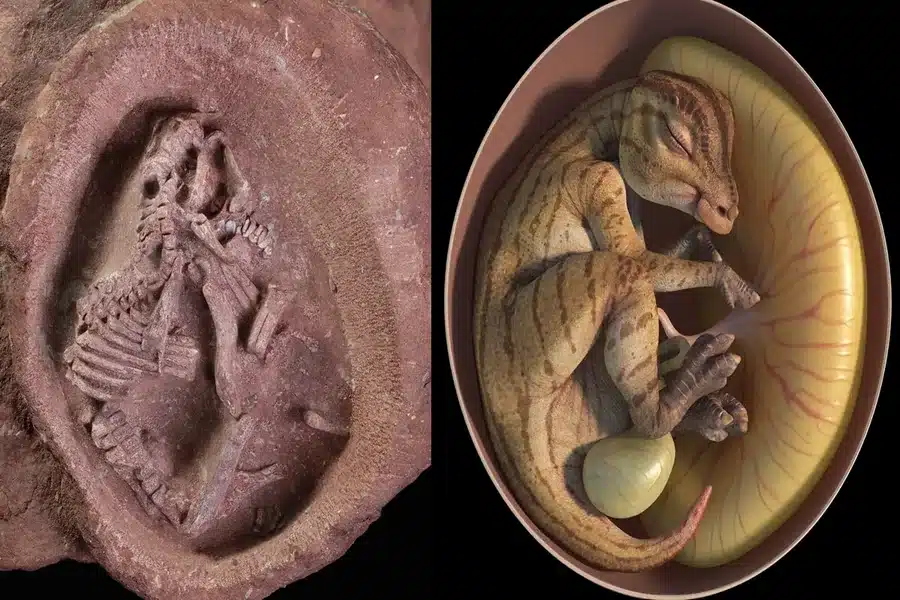 Preserved Dinosaur Embryo