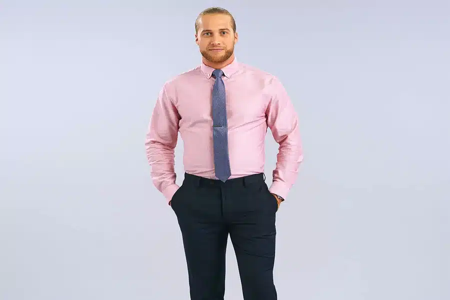 Salmon Dress Shirt Style