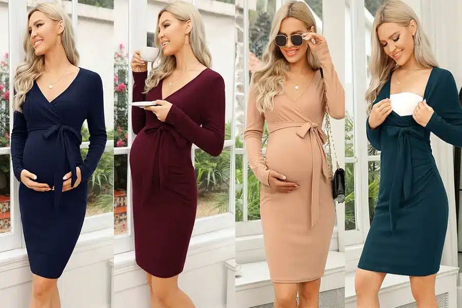 Sweater Maternity Dress