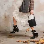 Chunky Heel Shoes Black
