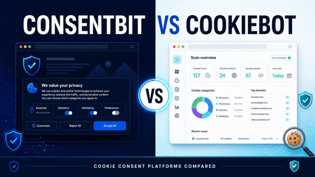 ConsentBit vs Cookiebot: Which Cookie Consent Tool Is Better?